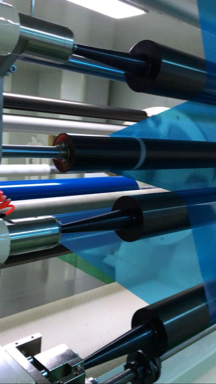 Blue Fluorosilicone Pet Release Film Double Sided